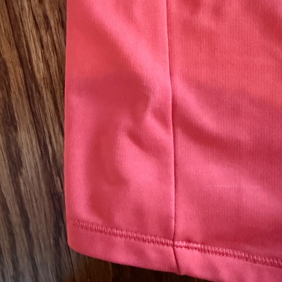 Under Armour ColdGear Quarter-Zip Pullover Athletic Top Neon Pink/Coral S/M - Picture 7 of 9